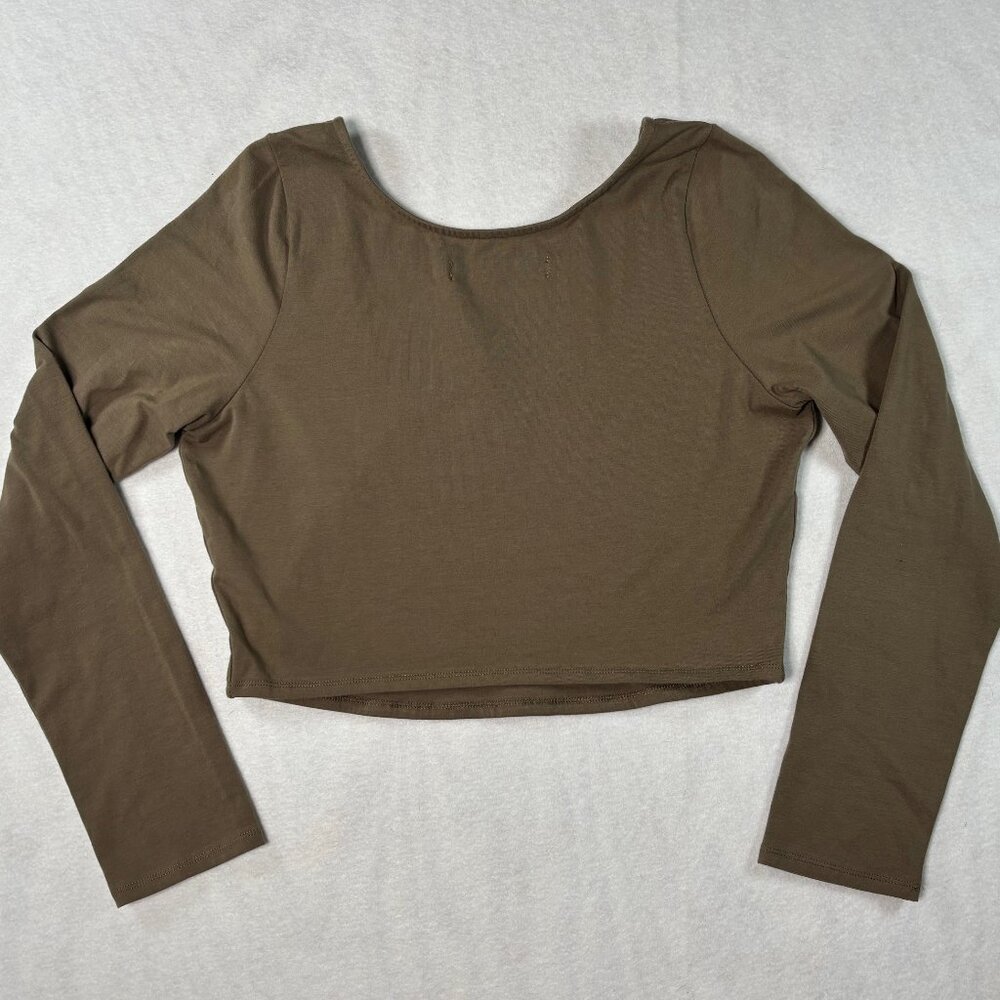 Free People Beach Easy To Love Crop Top in Brown Womens Size XL - Picture 8 of 8